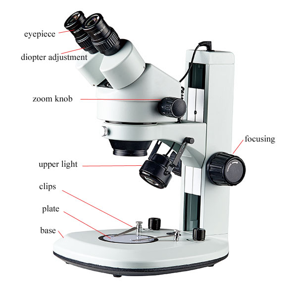 biocular stereo zoom microscope track stand industry microscope ...