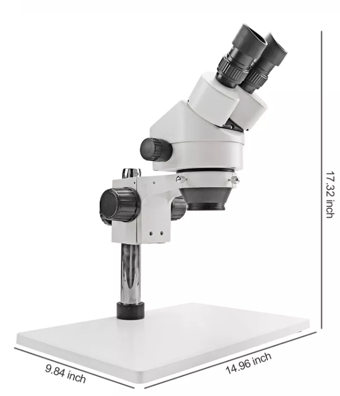 microscope stand flat base with head
