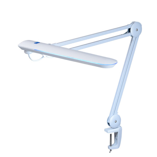 Led work light with clamp base