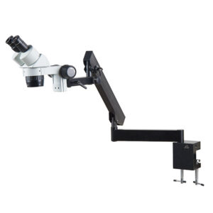 stereo microscope arculating arm