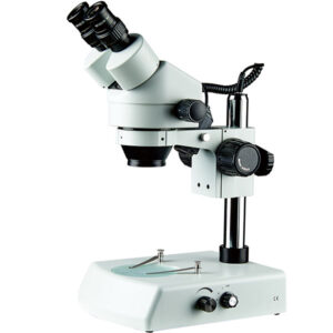stereo zoom microscope upper lower light top bottom light