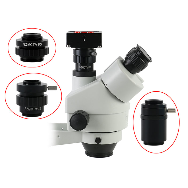 microscope C mount camera and adapter
